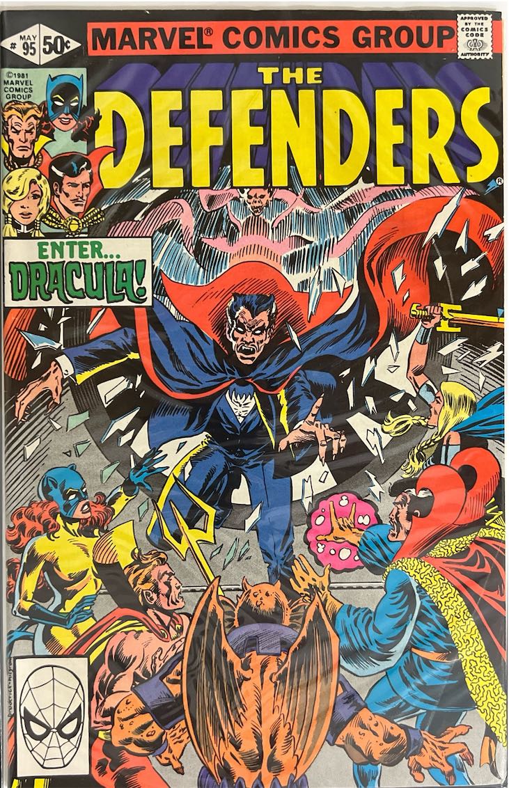 The Defenders, #095, Enter... Dracula! (Marvel Comics, 1981) - Direct Edition