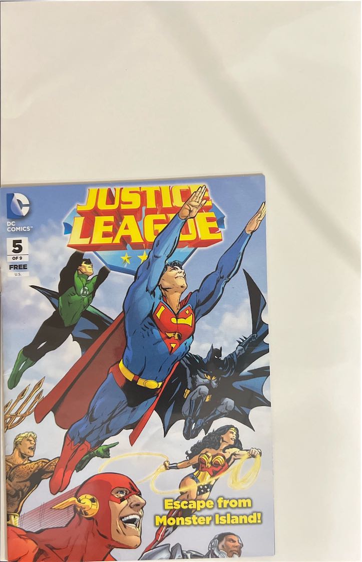 Justice League, #005, Escape from Monster Island! (DC Comics, Year Unknown) - Direct Sales