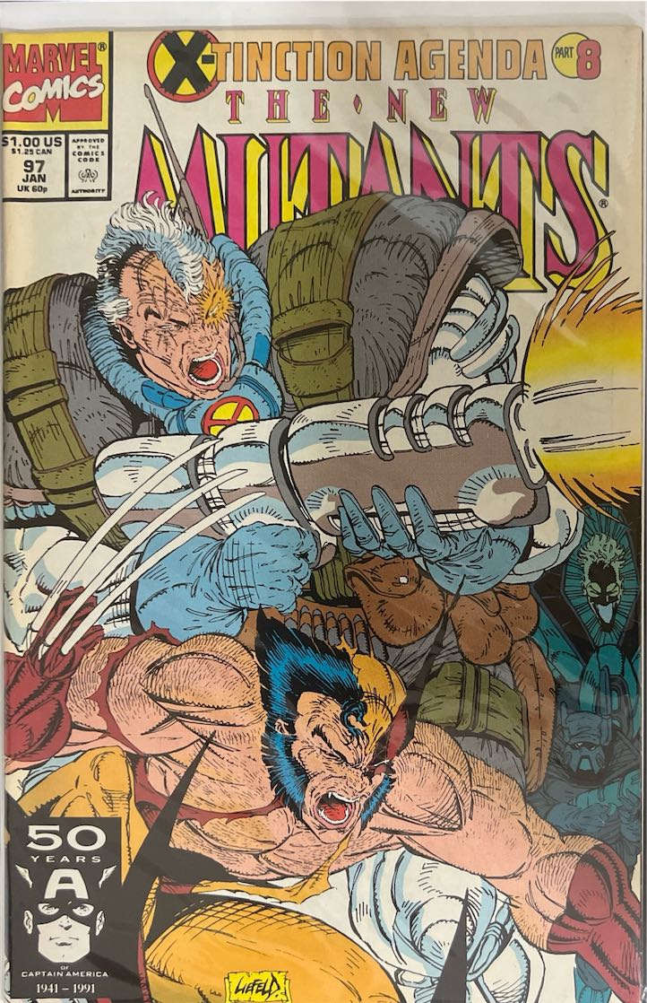 The New Mutants, #097, X-Tinction Agenda Part 8 (Marvel Comics, 1991) - Direct Edition