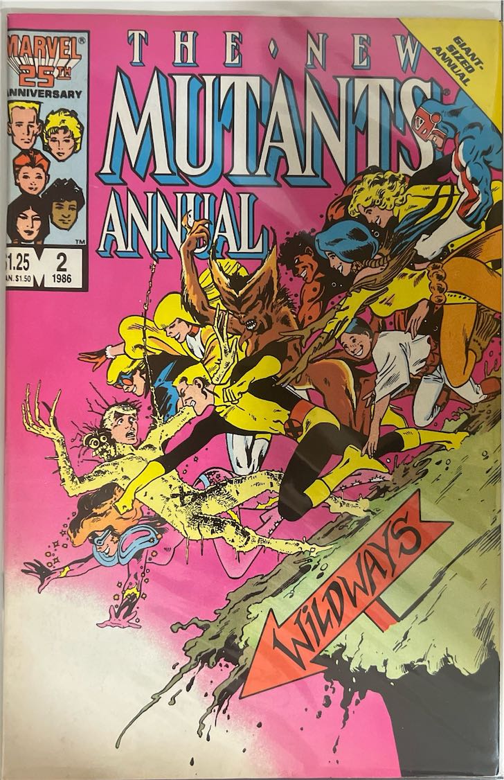 The New Mutants, Annual #002, Wildways (Marvel, 1986) - Direct Edition