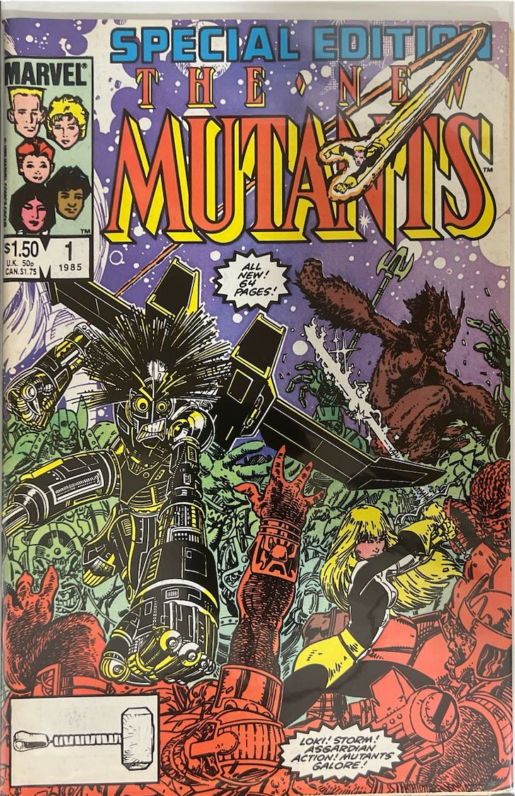 The New Mutants, #001, Special Edition (Marvel, 1985) - Direct Sales