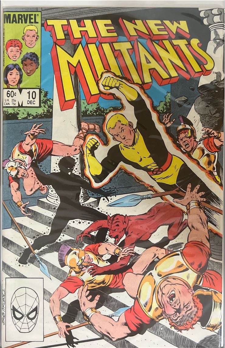 The New Mutants, #010 (Marvel, 1983) - Newsstand Edition