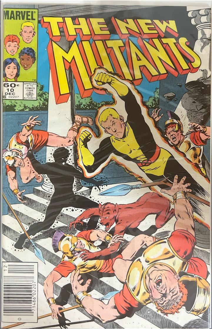 The New Mutants, #010 (Marvel, 1983) - Direct Sales