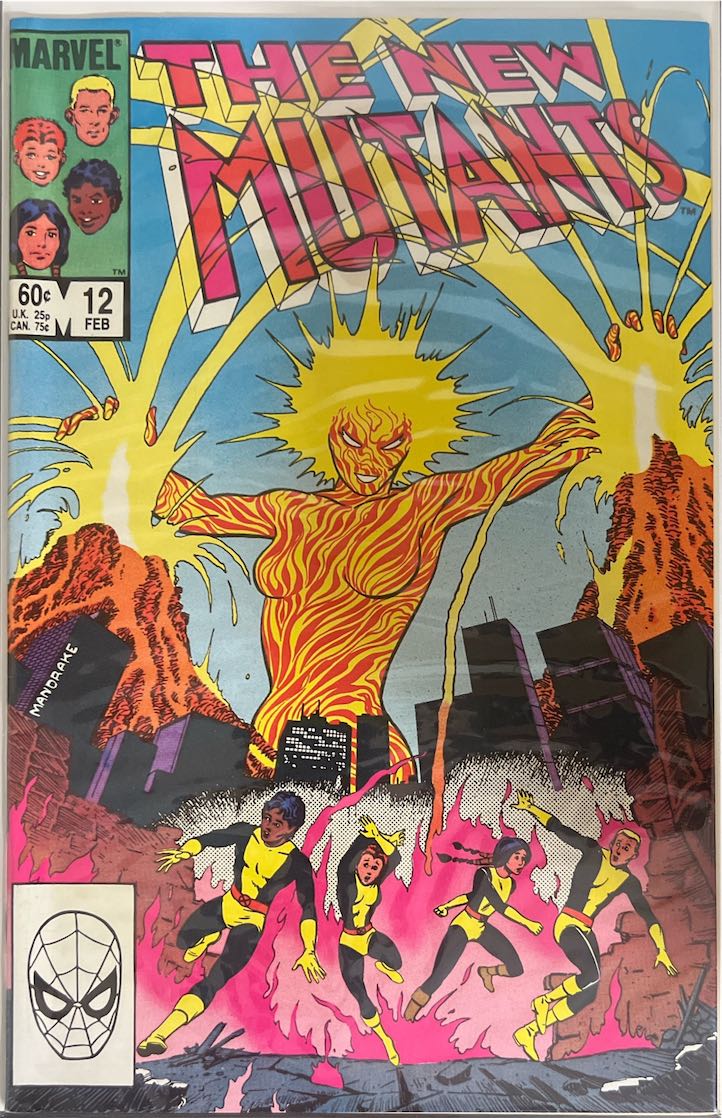 The New Mutants, #012, (Marvel, 1984) - Direct Sales