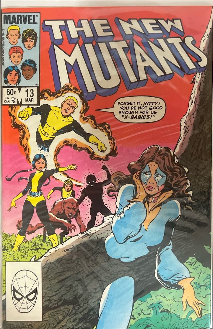 The New Mutants, #013, (Marvel, 1984) - Direct Edition