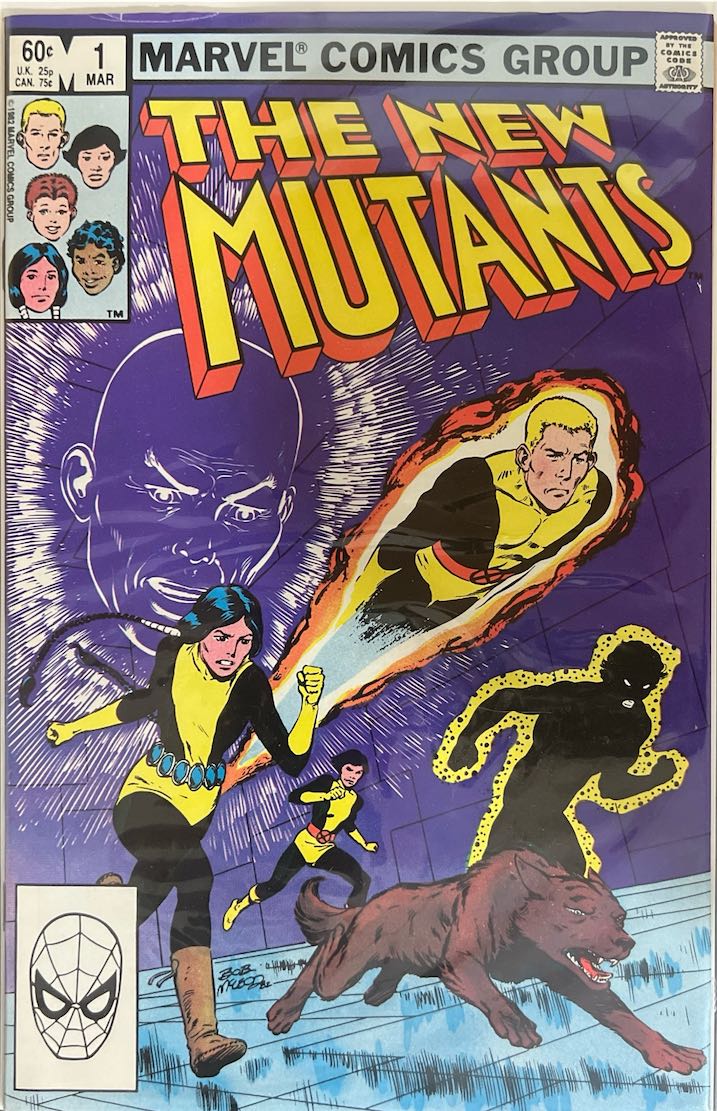 The New Mutants, #001 (Marvel, 1983) - Direct Sales