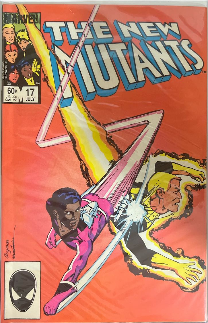 The New Mutants, #017, (Marvel, 1984) - Newsstand Edition