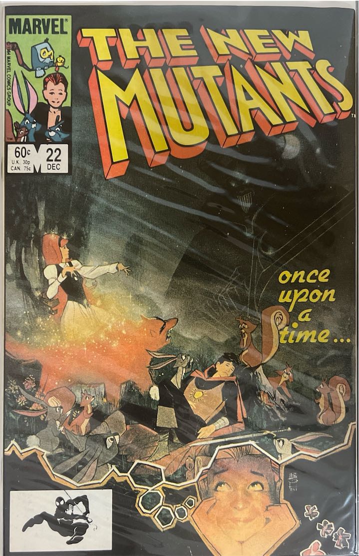 The New Mutants, #022, Once Upon a Time (Marvel, 1984) - Newsstand Edition