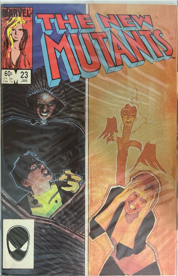 The New Mutants, #023 (Marvel, 1985) - Direct Sales