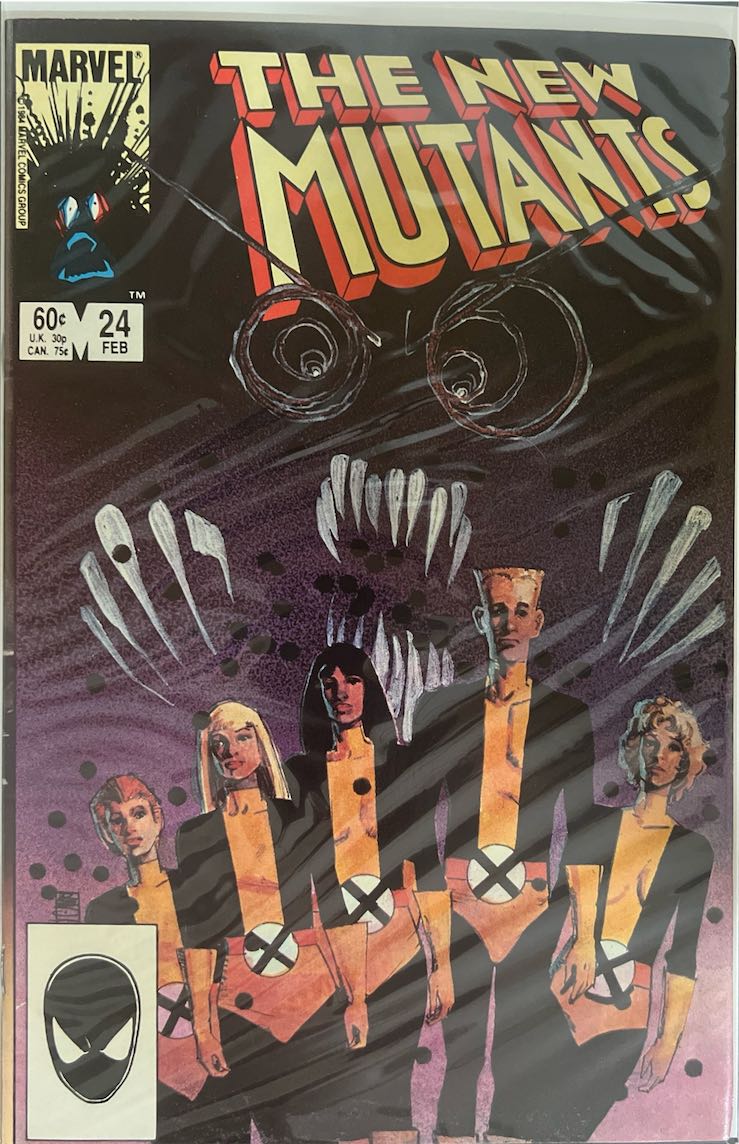 The New Mutants, #024, (Marvel, 1984) - Direct Edition