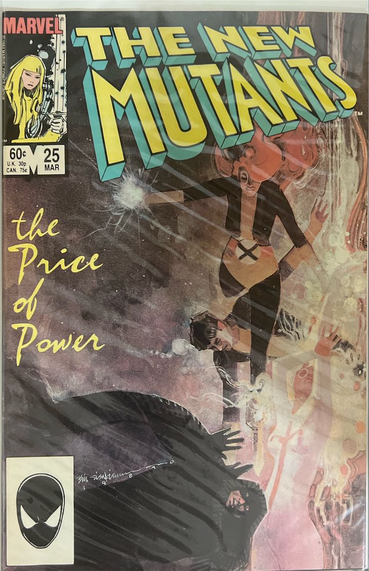 The New Mutants, #025, The Price of Power (Marvel, 1985) - Direct Sales Edition