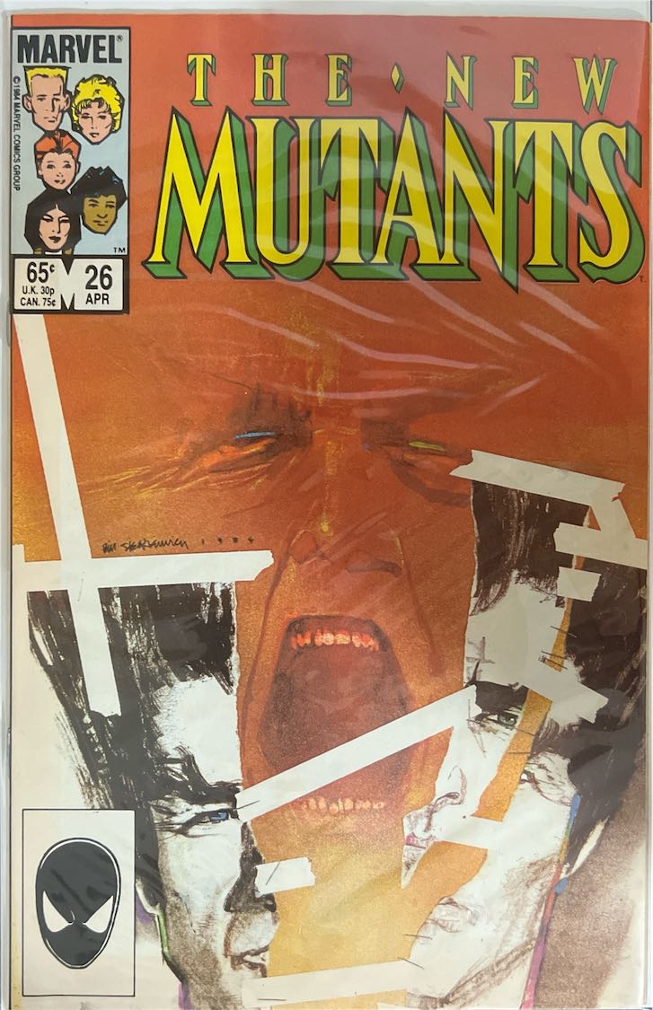 The New Mutants, #026 (Marvel, 1985) - Direct Sales