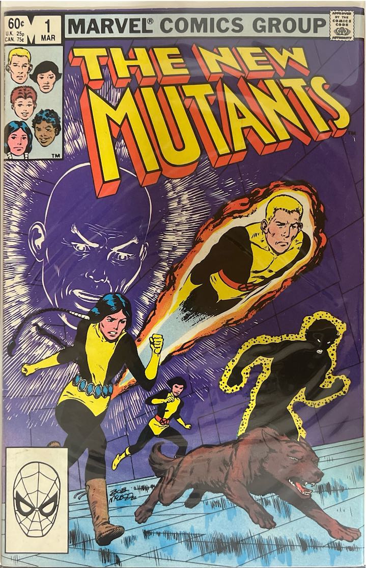 The New Mutants, #001, (Marvel, 1983) - Direct Sales