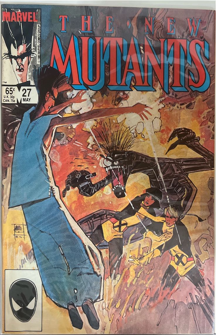 The New Mutants, #027 (Marvel, 1985) - Direct Sales