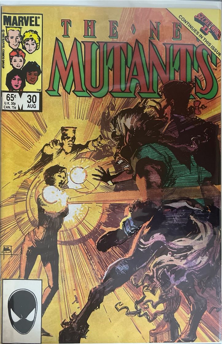 The New Mutants, #030 (Marvel, 1985) - Direct Edition