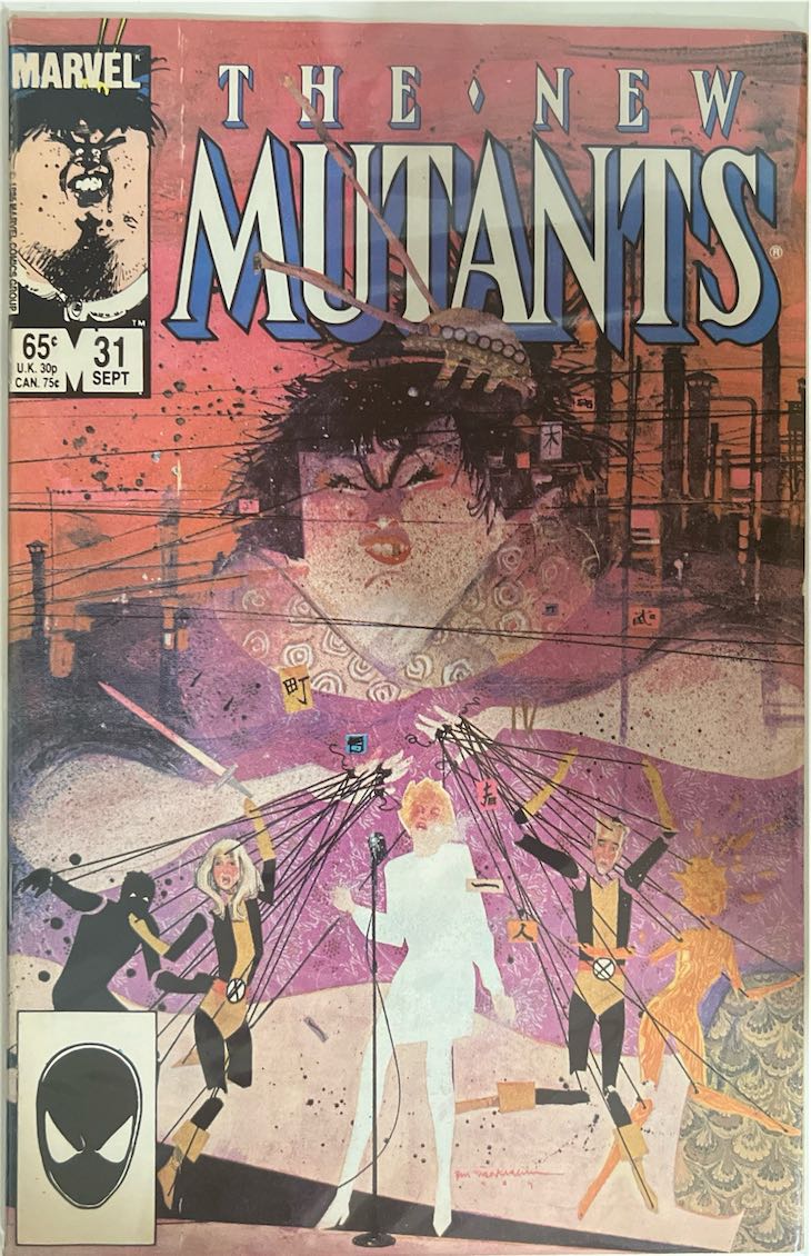 The New Mutants, #031 (Marvel, 1985) - Direct Sales Edition