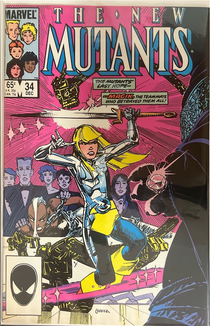 The New Mutants, #034 (Marvel, 1985) - Direct Edition