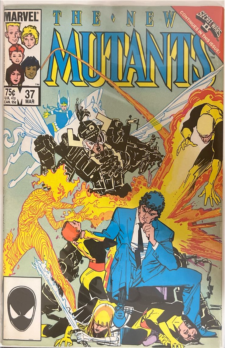 The New Mutants, #037, (Marvel, 1986) - Direct Sales Edition