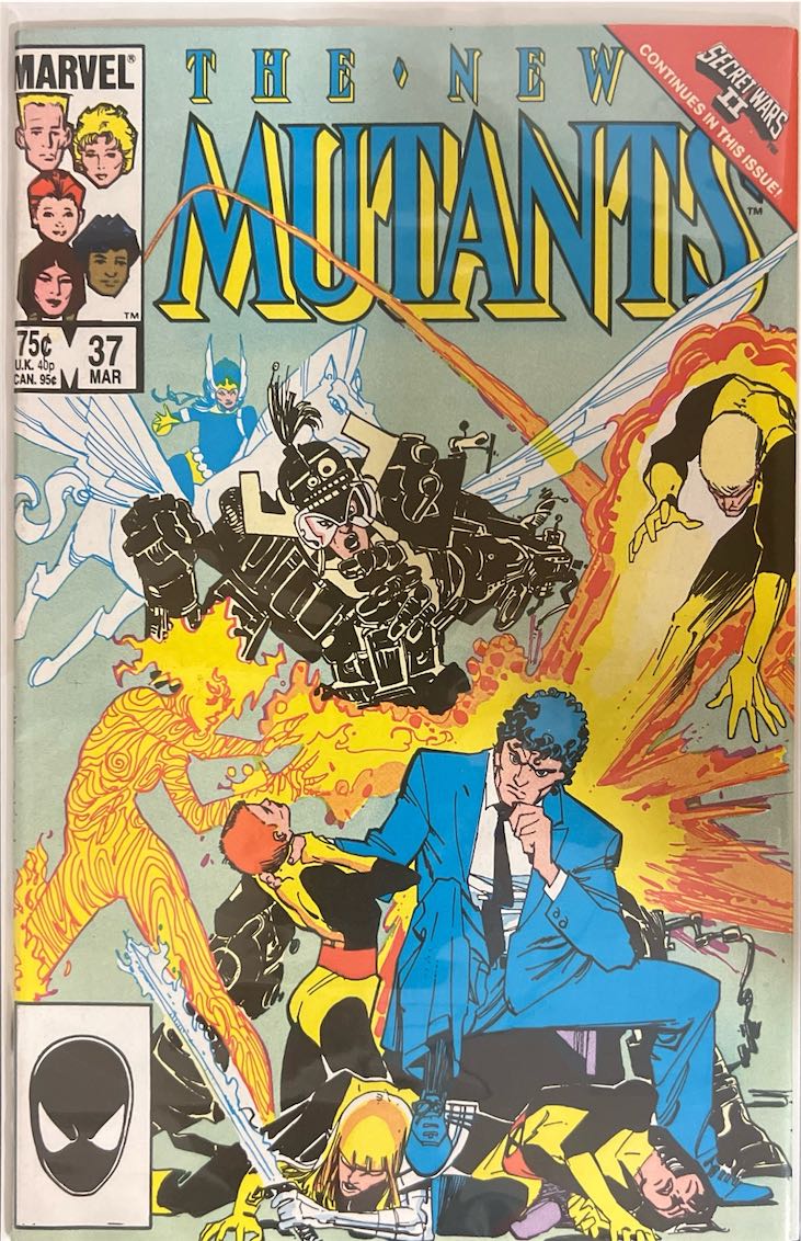 The New Mutants, #037 (Marvel, 1986) - Direct Sales