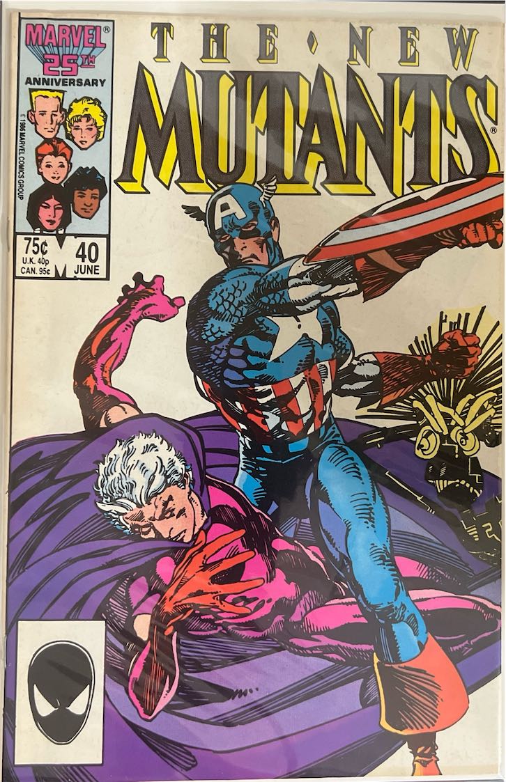 The New Mutants, #040, (Marvel, 1986) - Direct Sales