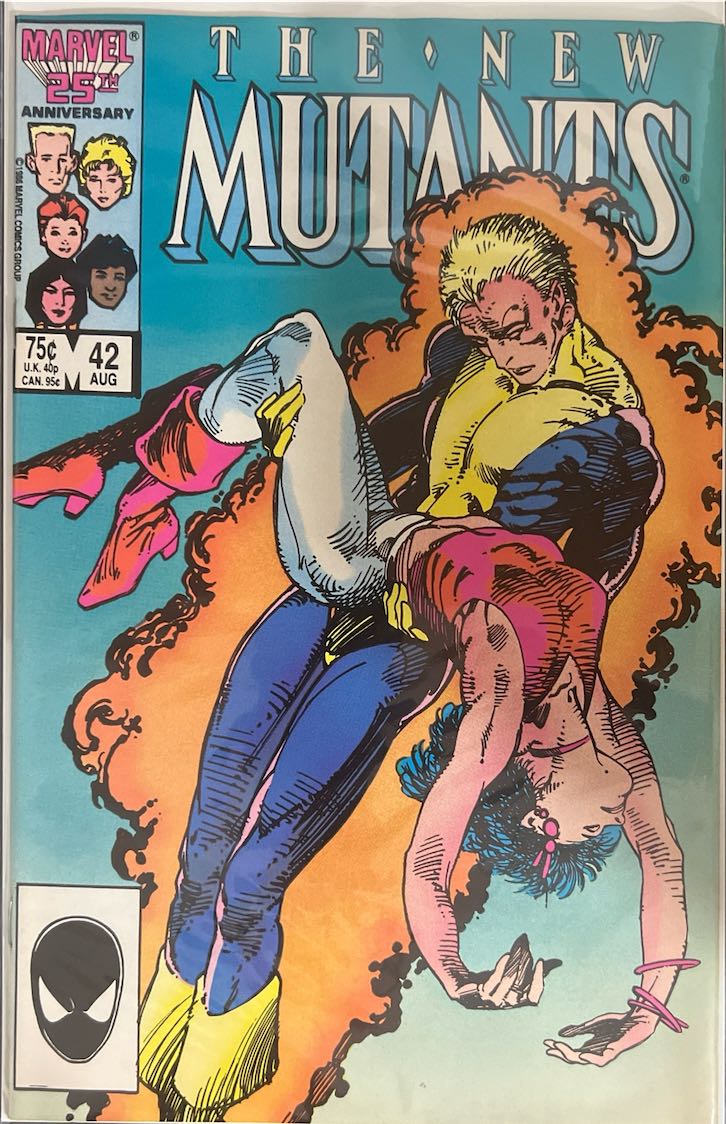 The New Mutants, #042 (Marvel, 1986) - Direct Sales