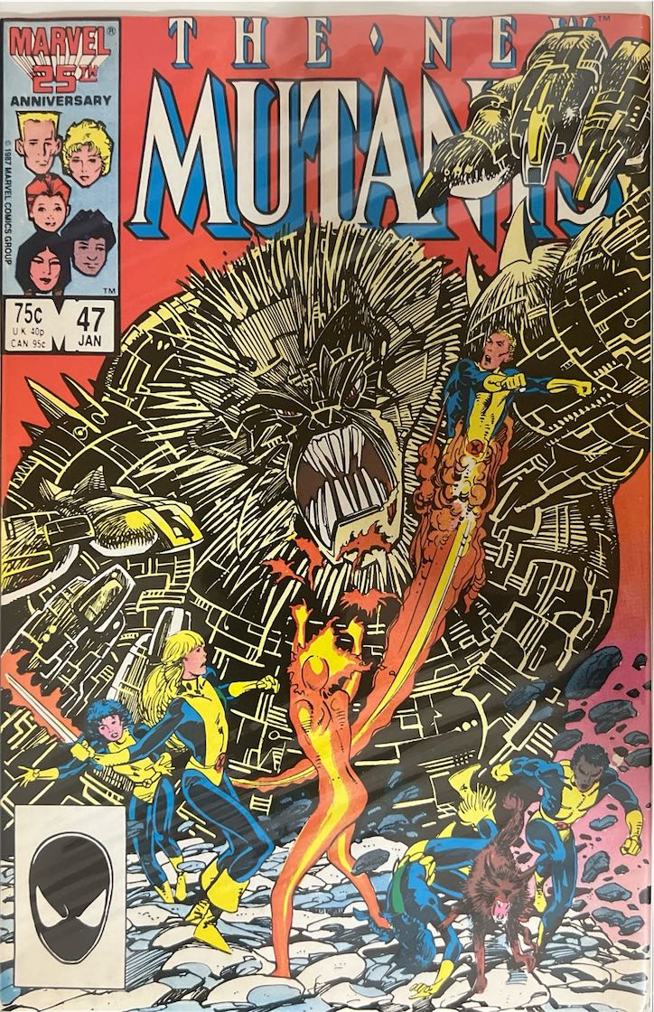 The New Mutants, #047, (Marvel, 1986) - Direct Sales Edition