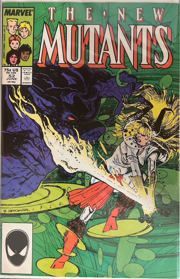 The New Mutants, #052, (Marvel, 1987) - Direct Sales