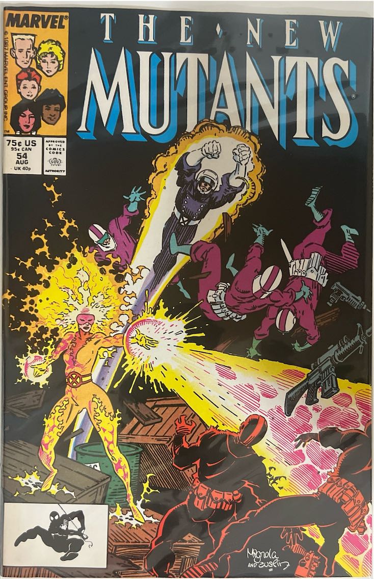 The New Mutants, #054 (Marvel, 1987) - Direct Sales
