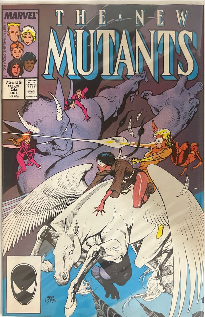 The New Mutants, #056, (Marvel, 1987) - Direct Sales