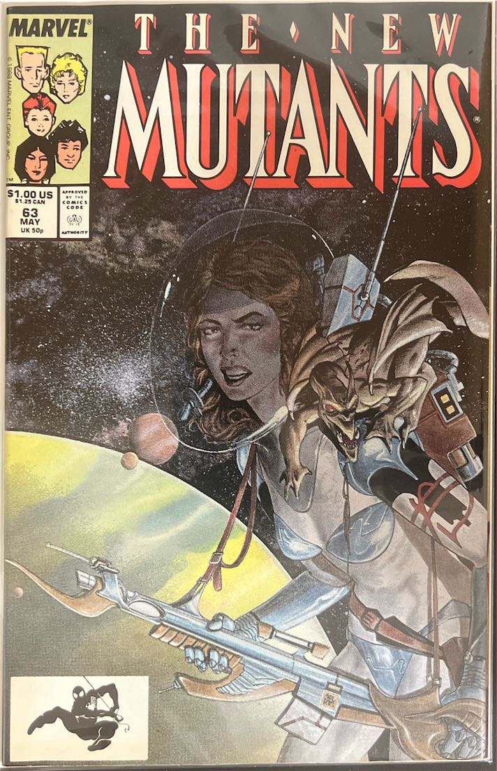 The New Mutants, #063, (Marvel, 1988) - Direct Edition