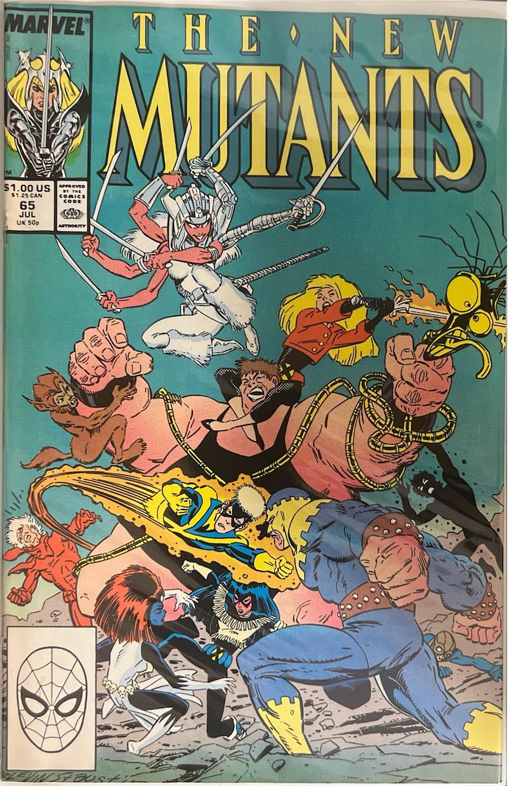 The New Mutants, #065 (Marvel, 1988) - Direct Edition