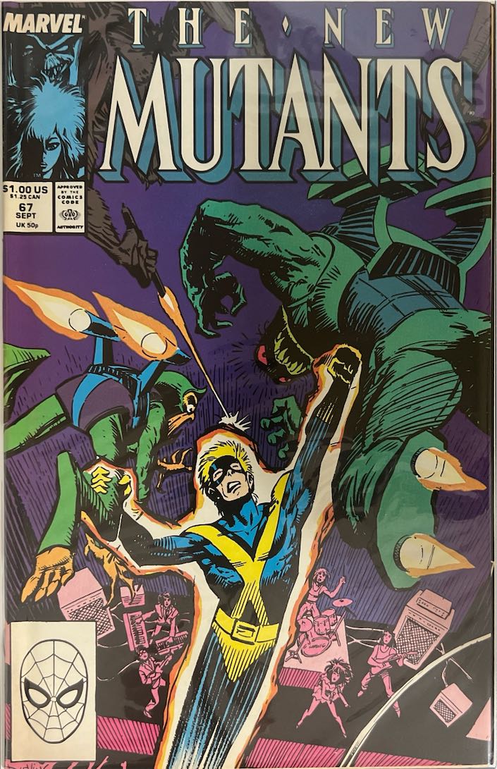 The New Mutants, #067, (Marvel, 1988) - Direct Edition