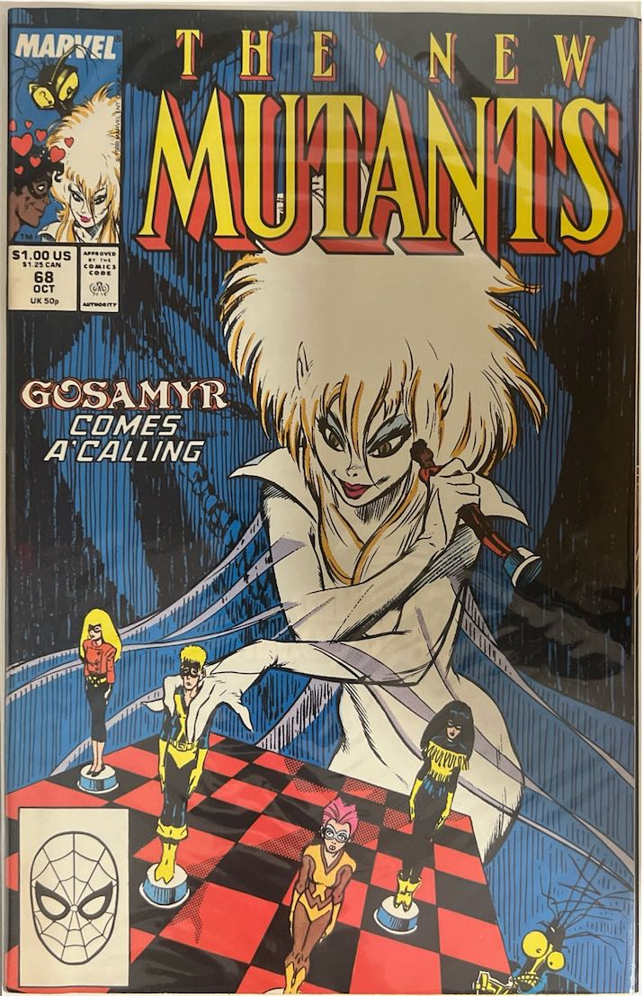 The New Mutants, #068, Gosamyr Comes A-Calling (Marvel, 1988) - Direct Sales