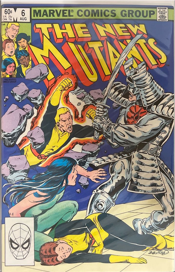 The New Mutants, #006, (Marvel, 1983) - Direct Sales