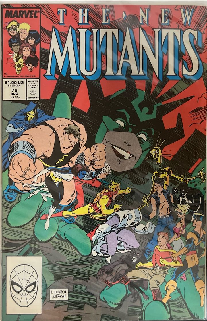 The New Mutants, #078 (Marvel, 1989) - Direct Edition