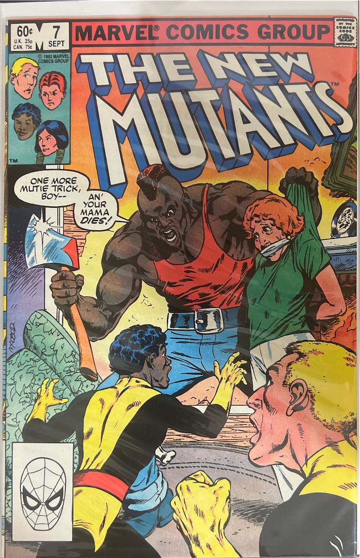 The New Mutants, #007, (Marvel Comics, 1983) - Direct Edition
