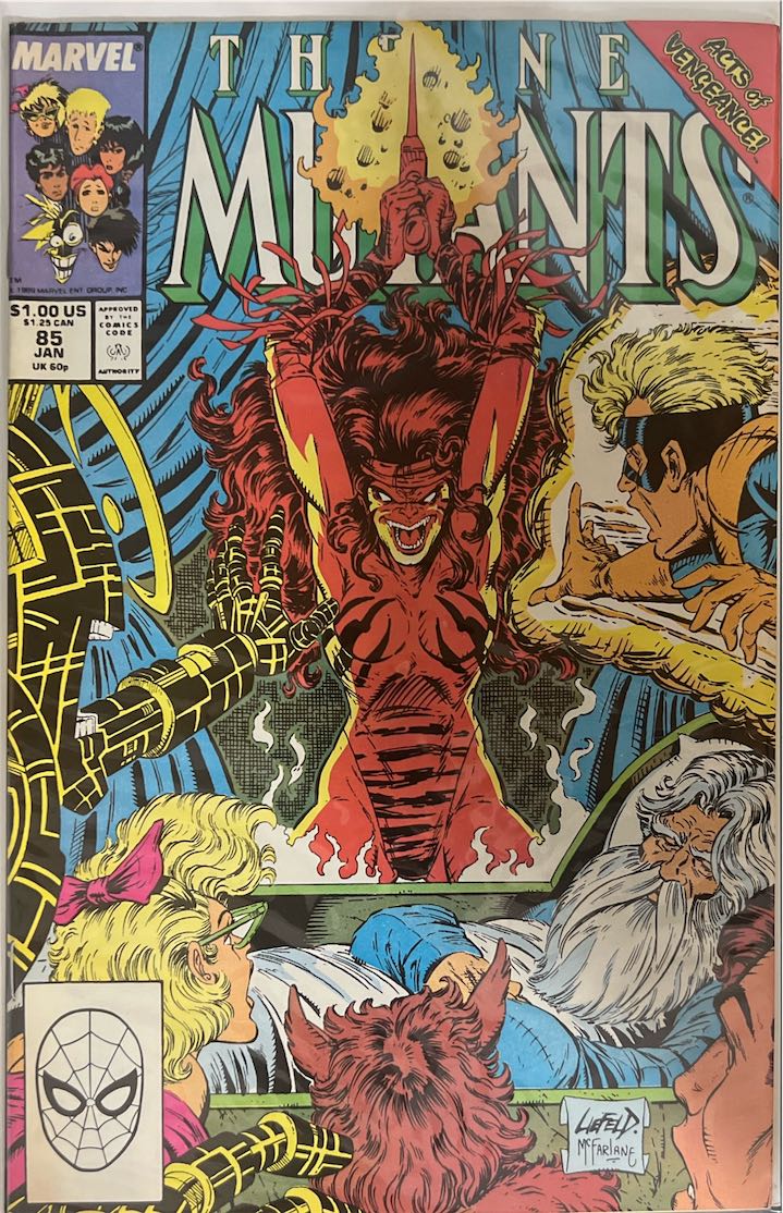 The New Mutants, #085, Acts of Vengeance! (Marvel, 1990) - Direct Edition