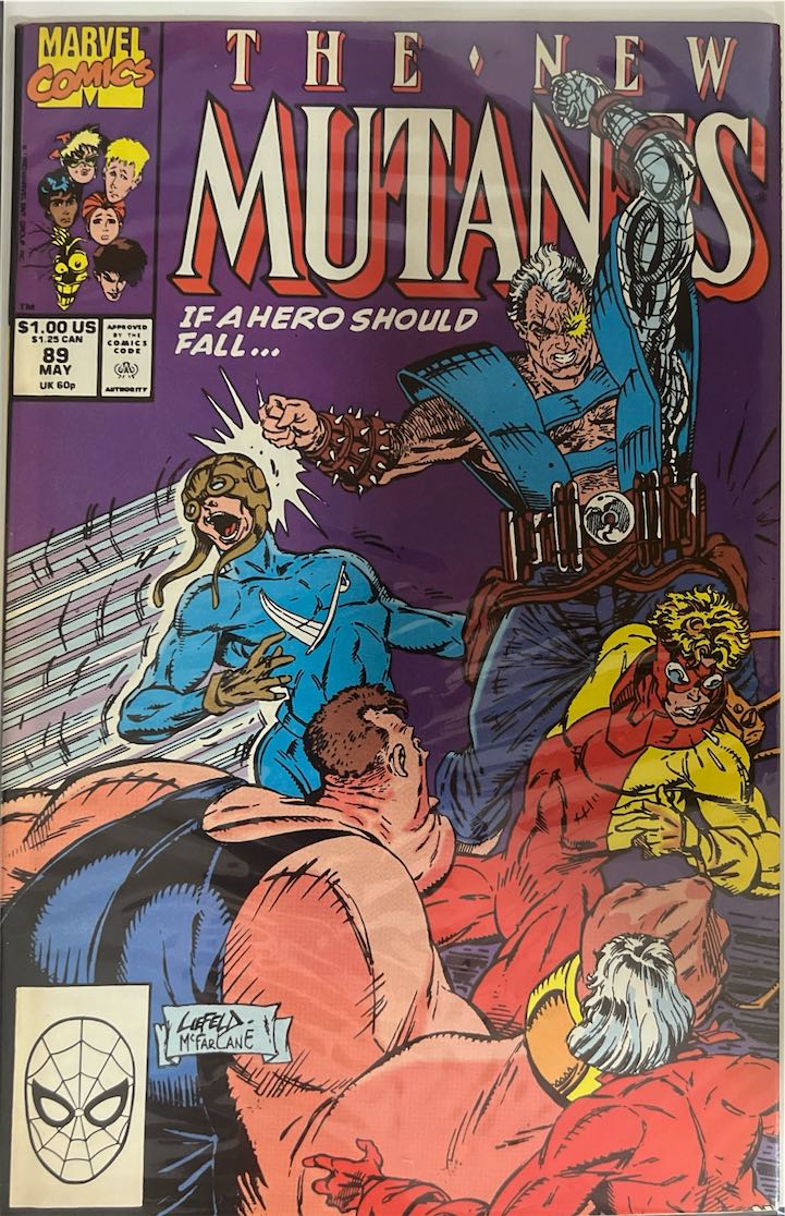 The New Mutants, #089, If A Hero Should Fall... (Marvel Comics, 1990) - Direct