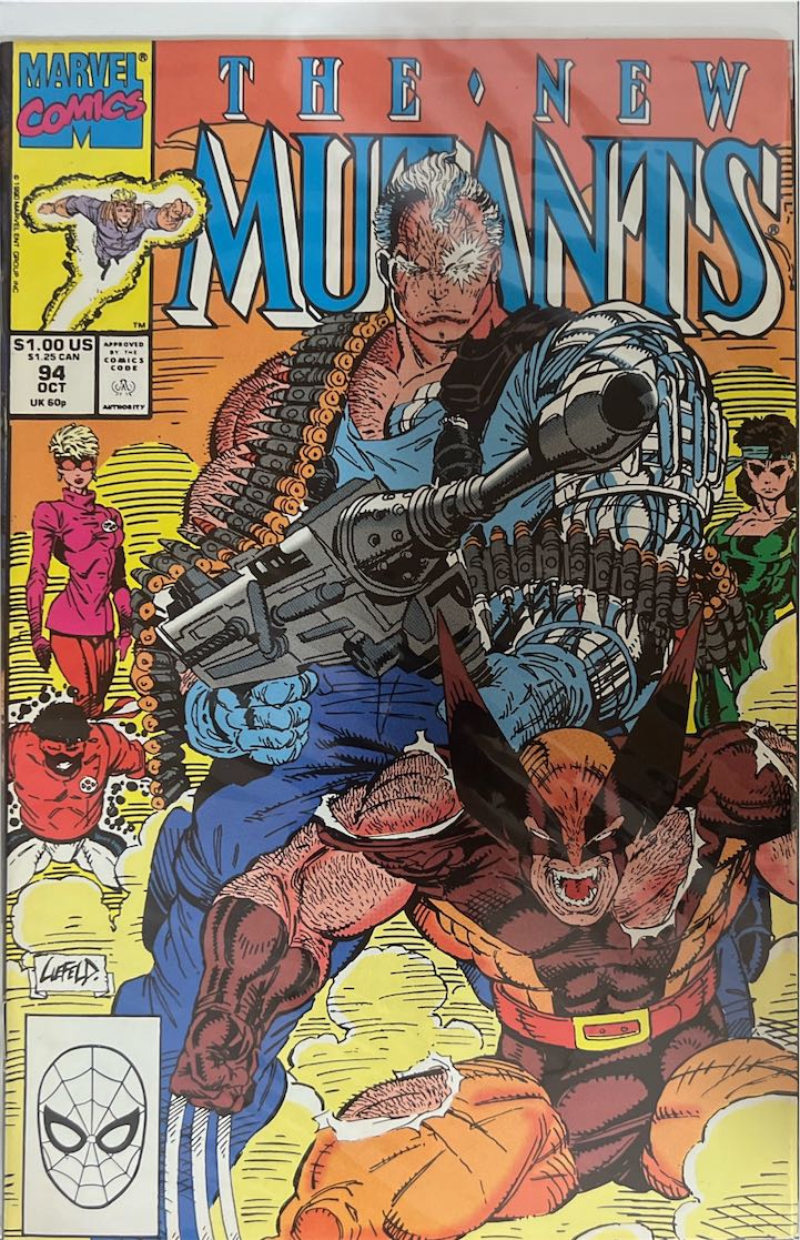 The New Mutants, #094 (Marvel, 1990) - Direct Sales