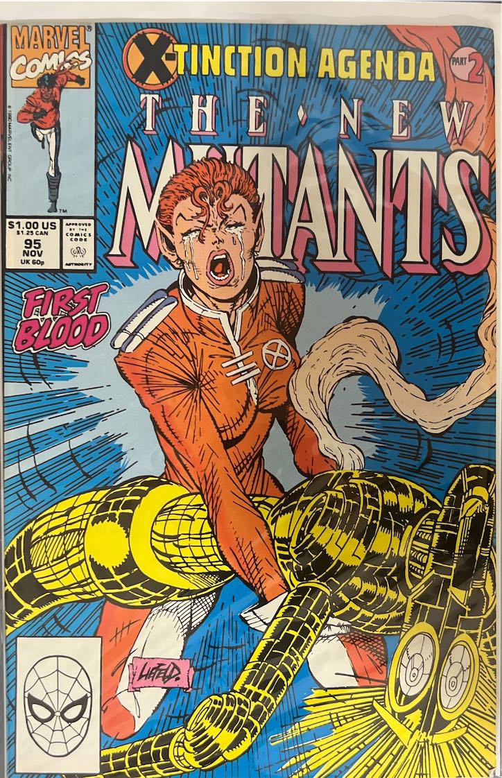 The New Mutants, #095, X-Tinction Agenda Part 2 (Marvel, 1990) - Direct Sales