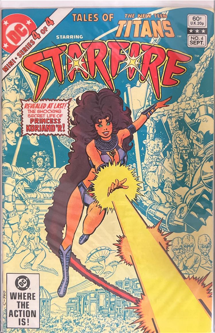 Tales of the Teen Titans, #004, Starfire (DC Comics, 1982) - Direct Sales