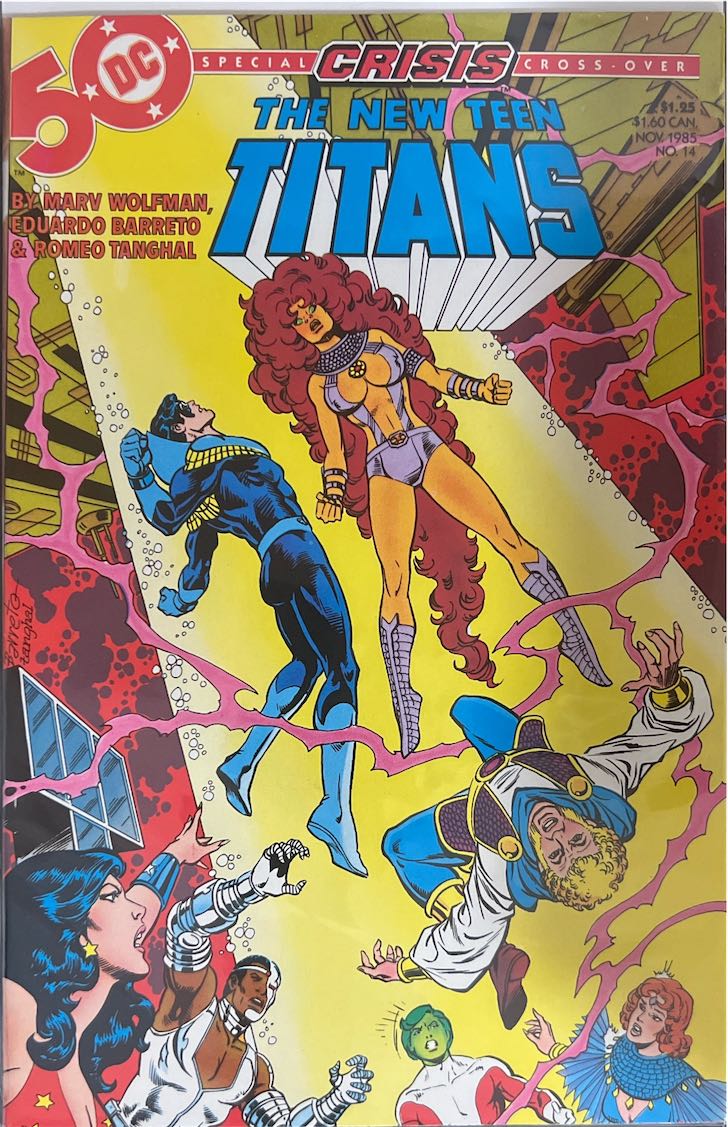 The New Teen Titans, #014 (DC Comics, 1985) - Direct Sales