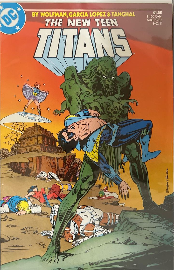 The New Teen Titans, #011 (DC Comics, 1985) - Direct Sales