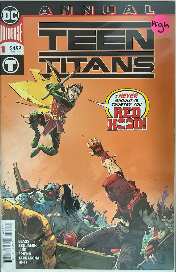 Teen Titans, Annual #001, "I Never Should've Trusted You, Red Hood!" (DC Comics, 2019) - Direct Sales Edition