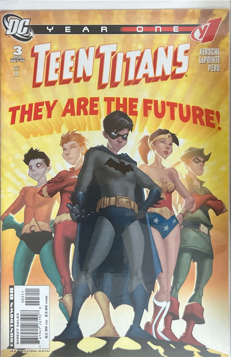 Teen Titans, #003, Year One (DC Comics, 2008) - Direct Sales