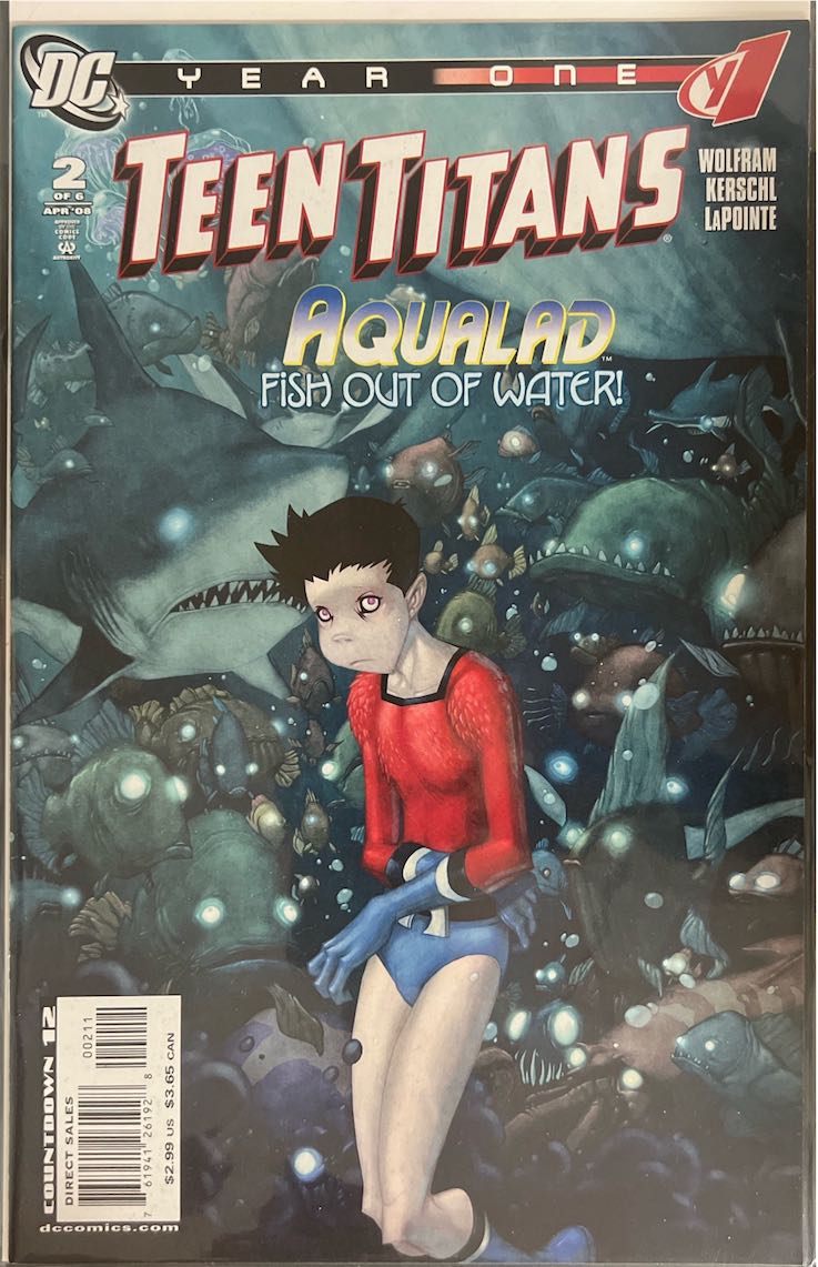 Teen Titans, #002, Aqualad: Fish Out of Water! (DC, 2008) - Direct Sales