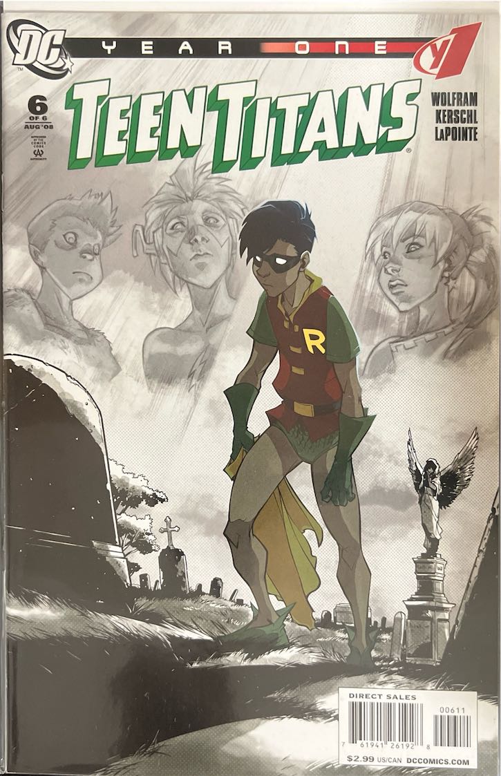 Teen Titans, #006, Year One (DC Comics, 2008) - Direct Sales