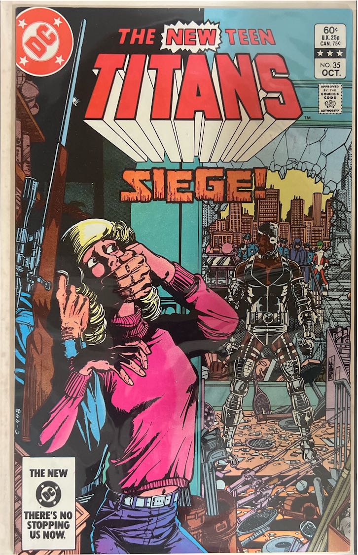 The New Teen Titans, #035, Siege! (DC, 1983) - Direct Sales