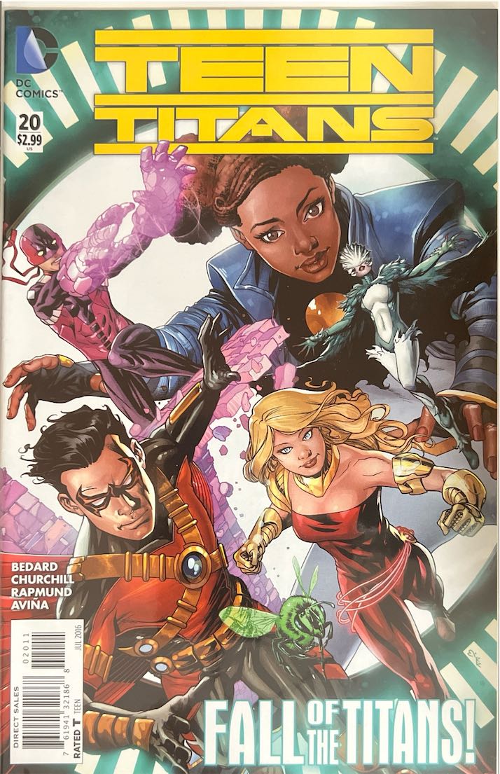 Teen Titans, #020, Fall of the Titans (DC, 2016) - Direct Sales