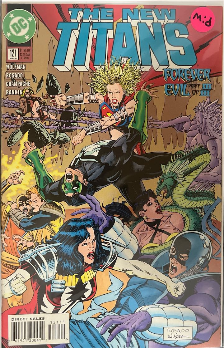 The New Titans, #121, Forever Evil Part III (DC Comics, 1994) - Direct Sales